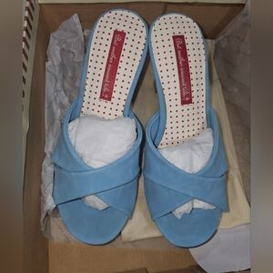 Sky Blue Women's Slide Sandals